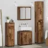 Vannas Istabas Mēbeļu Komplekts Ar Atvilktni 4 Pcs Vecs Koks Vidaxl