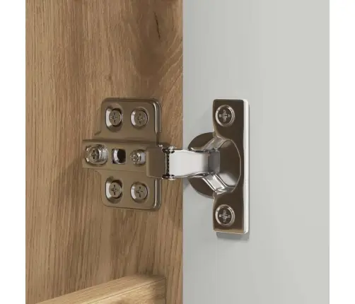 Vannas Istabas Mēbeļu Komplekts Ar Plauktu 4 Pcs Artisānā Ozols Vidaxl