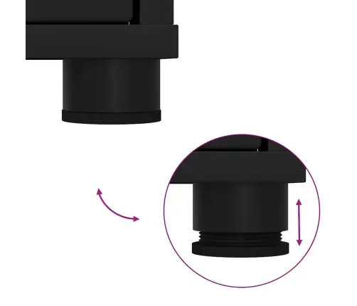 Vannitoa Mööbleset Sahtliga Riiuliga 3 Pcs Must Tehispuit