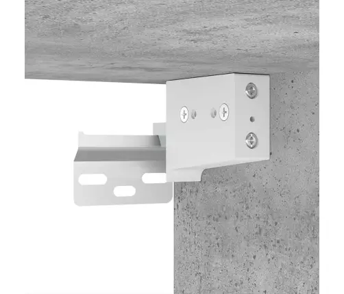 Vannas Istabas Mēbeļu Komplekts Ar Plauktu 3 Pcs Betona Pelēks Vidaxl