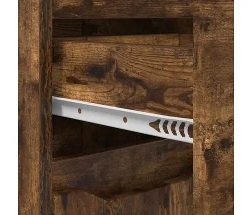 Vannas Istabas Mēbeļu Komplekts Ar Atvilktni 3 Pcs Dūmaka Ozols Vidaxl