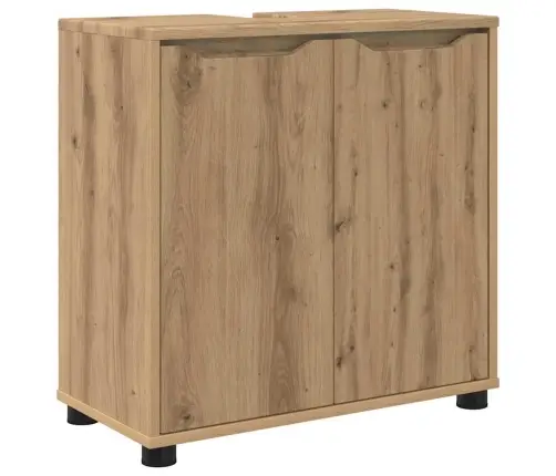 Vannas Istabas Mēbeļu Komplekts Ar Plauktu 3 Pcs Artisānā Ozols Vidaxl