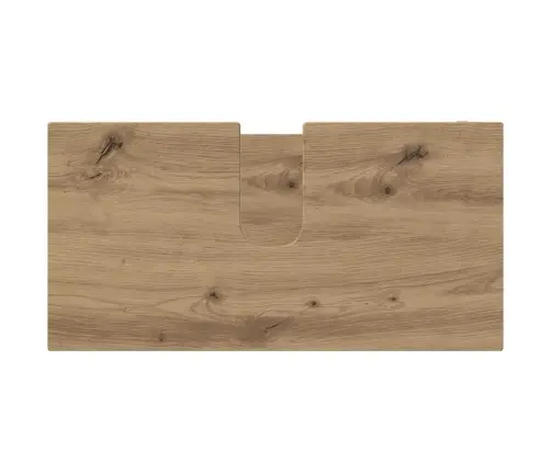 Vannas Istabas Mēbeļu Komplekts Ar Plauktu 3 Pcs Artisānā Ozols Vidaxl