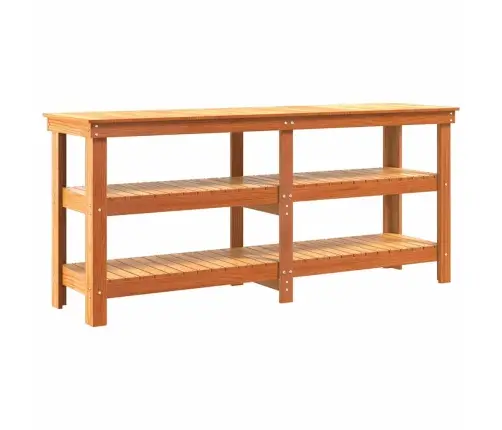 Darbastalis Vaško Ruda 181.5 X 50 X 80 Cm Kietos Pušies Mediena