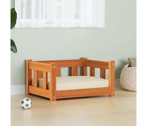 Šuo Lova Vaško Ruda 55 X 45 X 28 Cm Kietos Pušies Mediena