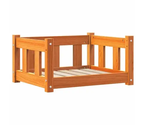 Šuo Lova Vaško Ruda 55 X 45 X 28 Cm Kietos Pušies Mediena