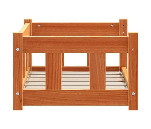 Šuo Lova Vaško Ruda 55 X 45 X 28 Cm Kietos Pušies Mediena