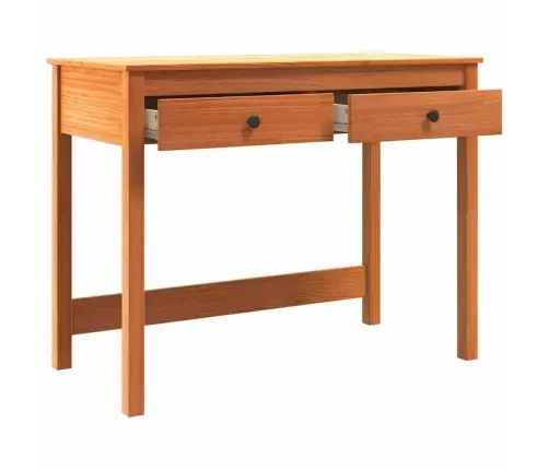 Laud Sahtliga Riiuliga Max Pruun 100 X 50 X 78 Cm Tahke Mänd