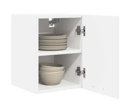 Piekarams Skapītis Ar Plauktu Riga 2 Pcs Balts 30 X 31 X 40 Cm Vidaxl