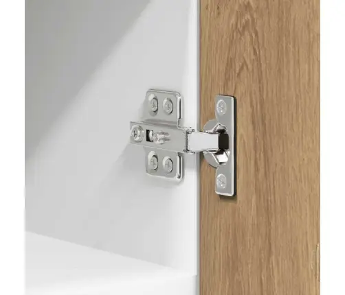 Seinakapp Riga Meisterdatud Tamm Ja Valge 30 X 31 X 40 Cm