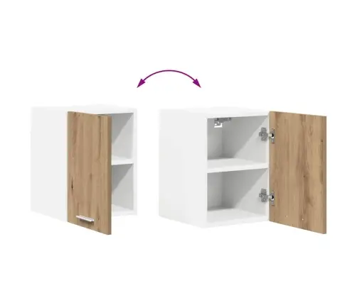 Seinakapp Riga Meisterdatud Tamm Ja Valge 30 X 31 X 40 Cm