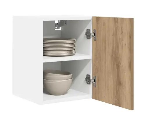 Seinakapp Riga Meisterdatud Tamm Ja Valge 30 X 31 X 40 Cm