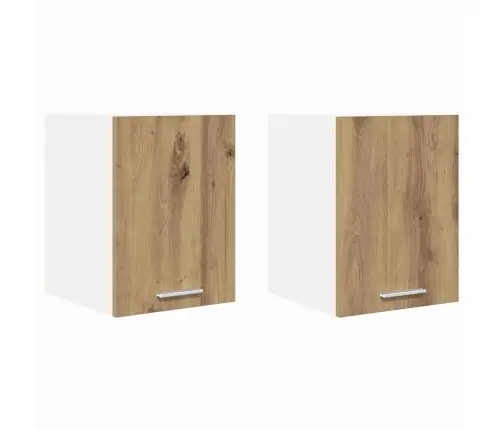 Pakabinama Spintelė Riga 2 Pcs Amatininkų Ąžuolas Ir Baltas
