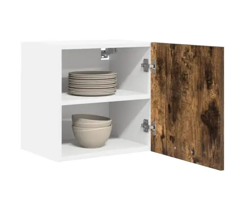 Piekarams Skapītis Ar Durvīm Riga 2 Pcs Kūpināts Ozols Un Balts Vidaxl