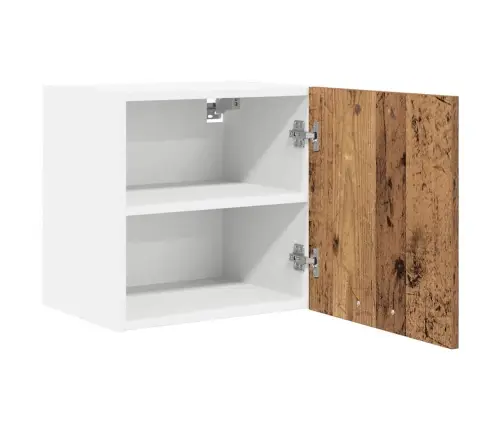 Piekarams Skapītis Ar Plauktu Riga 2 Pcs Vecs Koks Un Balts Vidaxl