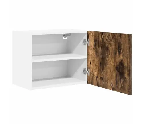 Piekarams Skapītis Ar Durvīm Riga 2 Pcs Kūpināts Ozols Un Balts Vidaxl