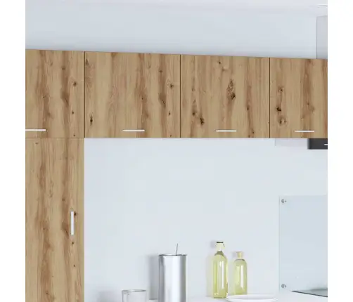 Piekarams Skapītis Riga 2 Pcs Amatnieka Ozols Un Balts Vidaxl