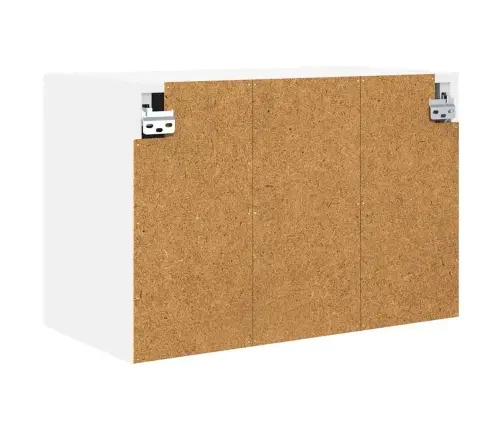 Seinakapp Ladustamisega 2 Pcs Valge 60 X 31 X 40 Cm Tehispuit