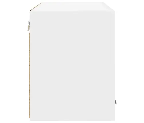 Seinakapp Ladustamisega 2 Pcs Valge 60 X 31 X 40 Cm Tehispuit