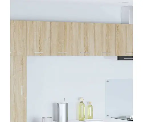 Piekarams Skapītis Riga Sonoma Ozols Un Balts 60 X 31 X 40 Cm Vidaxl