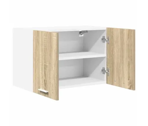 Piekarams Skapītis Riga Sonoma Ozols Un Balts 60 X 31 X 40 Cm Vidaxl