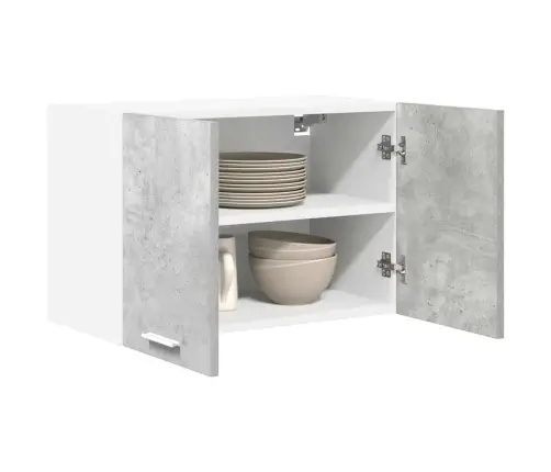 Piekarams Skapītis Riga Betona Pelēks Un Balts 60 X 31 X 40 Cm Vidaxl