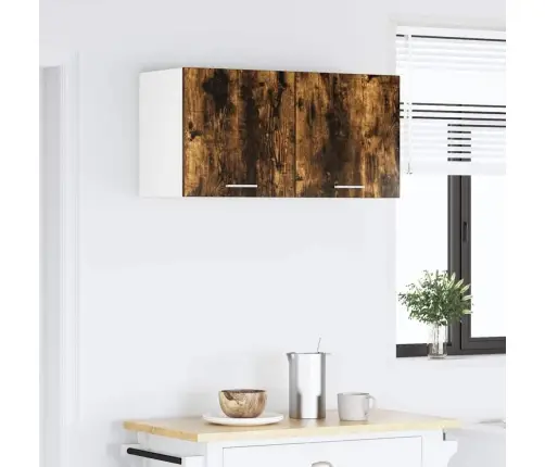 Piekarams Skapītis Ar Plauktu Riga Dūmaka Ozols 80 X 31 X 40 Cm Vidaxl