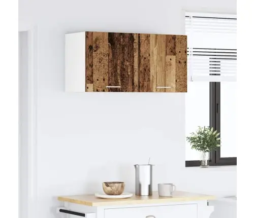 Seinakapp Ladustamisega Vana Puit 80 X 31 X 40 Cm Tehispuit