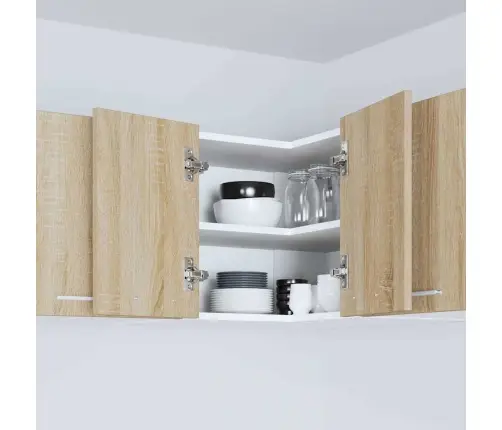 Pakabinama Spintelė Sonoma Ąžuolas Ir Baltas 57 X 57 X 40 Cm