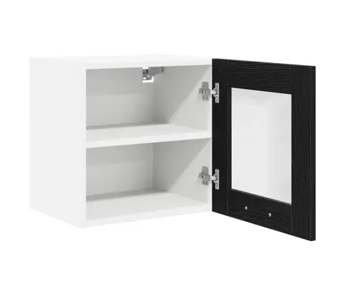 Pakabinama Spintelė 2 Pcs Juodas Ąžuolas 40 X 31 X 40 Cm