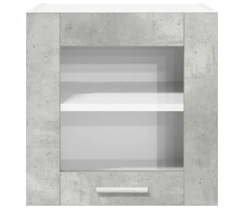 Piekarams Skapītis Ar Durvīm Riga Betona Pelēks 40 X 31 X 40 Cm Vidaxl