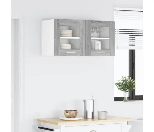 Piekarams Skapītis Riga 2 Pcs Pelēks Sonoma 40 X 31 X 40 Cm Vidaxl