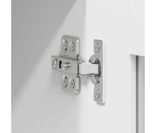 Seinakapp Ladustamisega 2 Pcs Valge 60 X 31 X 40 Cm Tehispuit