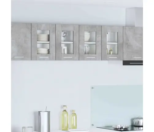 Seinakapp Ladustamisega Betoonhall 60 X 31 X 40 Cm Tehispuit