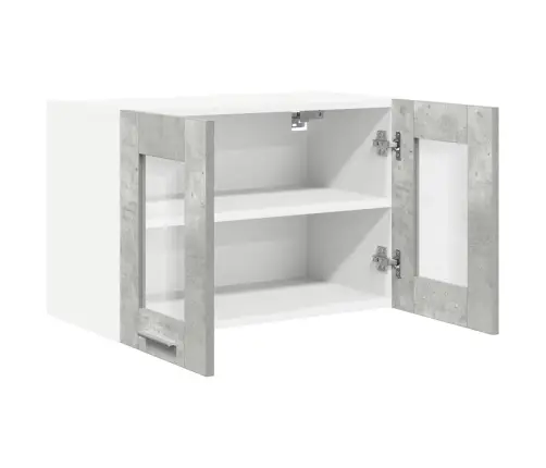 Piekarams Skapītis Riga 2 Pcs Betona Pelēks 60 X 31 X 40 Cm Vidaxl