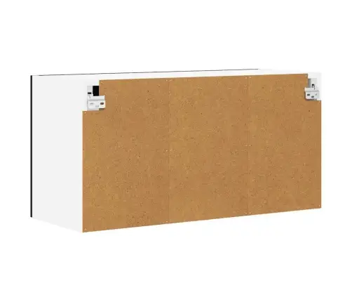 Pakabinama Spintelė Juodas Ąžuolas Ir Baltas 80 X 31 X 40 Cm