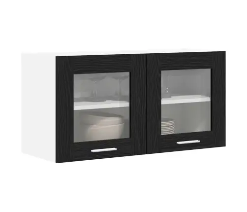 Pakabinama Spintelė Juodas Ąžuolas Ir Baltas 80 X 31 X 40 Cm