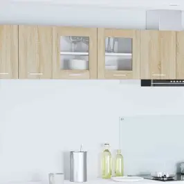 Seinakapp Sonoma Tammes Ja Valges 80 X 31 X 40 Cm Tehispuit