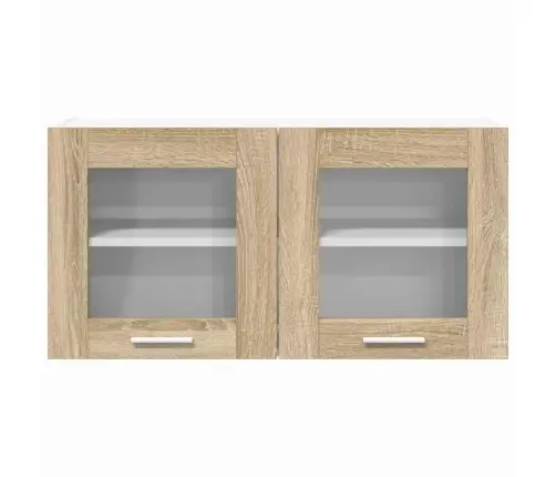 Seinakapp Sonoma Tammes Ja Valges 80 X 31 X 40 Cm Tehispuit