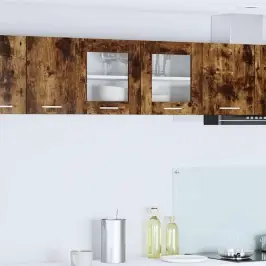 Seinakapp Suitsutatud Tamm Ja Valge 80 X 31 X 40 Cm Tehispuit