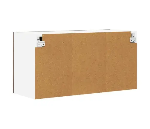 Seinakapp Suitsutatud Tamm Ja Valge 80 X 31 X 40 Cm Tehispuit