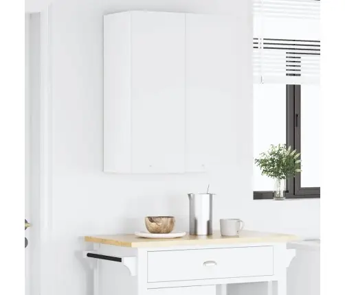 Pakabinama Spintelė Balta 30 X 31 X 80 Cm Apdirbta Mediena