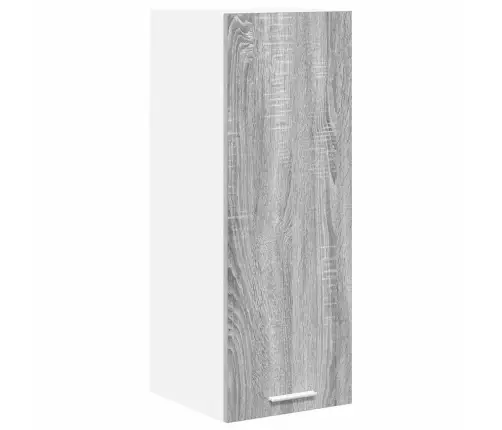 Piekarams Skapītis Ar Plauktu Riga 2 Pcs Pelēks Sonoma Un Balts Vidaxl