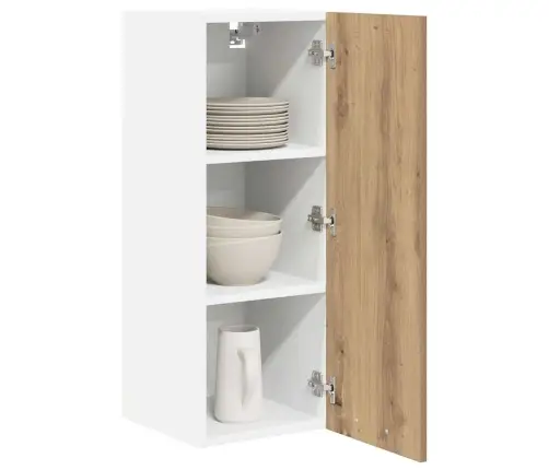 Piekarams Skapītis Riga 2 Pcs Amatnieka Ozols Un Balts Vidaxl