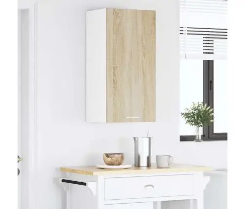 Pakabinama Spintelė Sonoma Ąžuolas Ir Baltas 40 X 31 X 80 Cm