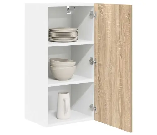 Pakabinama Spintelė Sonoma Ąžuolas Ir Baltas 40 X 31 X 80 Cm