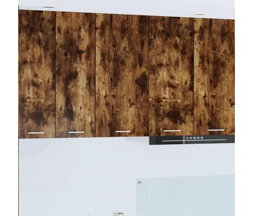 Seinakapp Suitsutatud Tamm Ja Valge 40 X 31 X 80 Cm Tehispuit