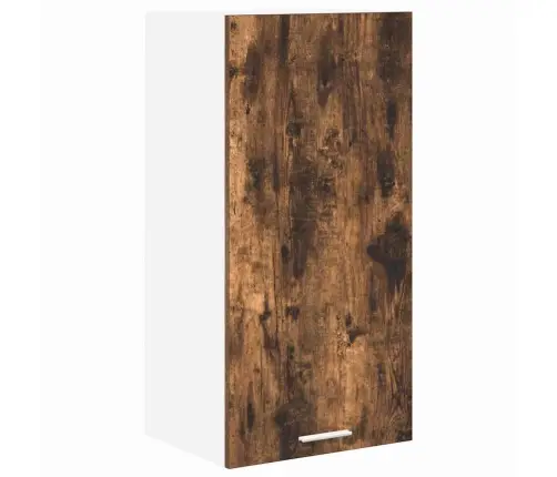 Seinakapp Suitsutatud Tamm Ja Valge 40 X 31 X 80 Cm Tehispuit