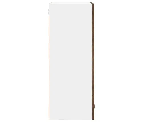 Seinakapp Suitsutatud Tamm Ja Valge 40 X 31 X 80 Cm Tehispuit