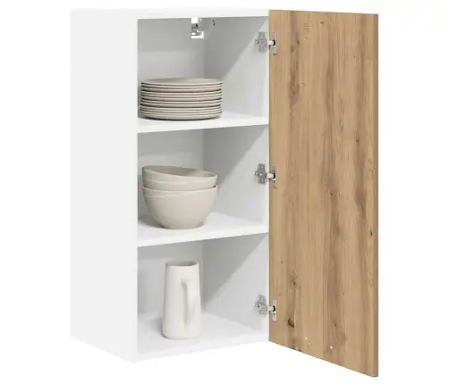 Piekarams Skapītis Ar Plauktu Riga Amatnieka Ozols Un Balts Vidaxl